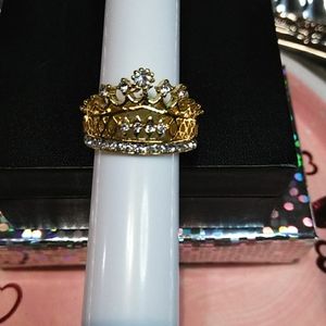 👑ON SALE NWT GOLD&CZ💎"YOUR MY QUEEN" RING